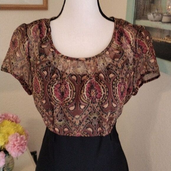 Fashion Bug Two Piece Look Dress - Picture 2 of 12